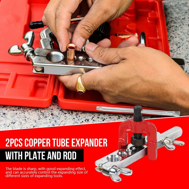 Tube Expander Tool Kit Tube Expander Expansion Mouthparts Tubes Expander Devices For Copper Tube Pipe Spreader Flaring Tool