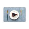 Light Luxury Leather Placemat Hotel Double-sided Embossed Square Dining Table Insulation Mat Waterproof and Oil-proof Placemat Bowl Mat Tableware