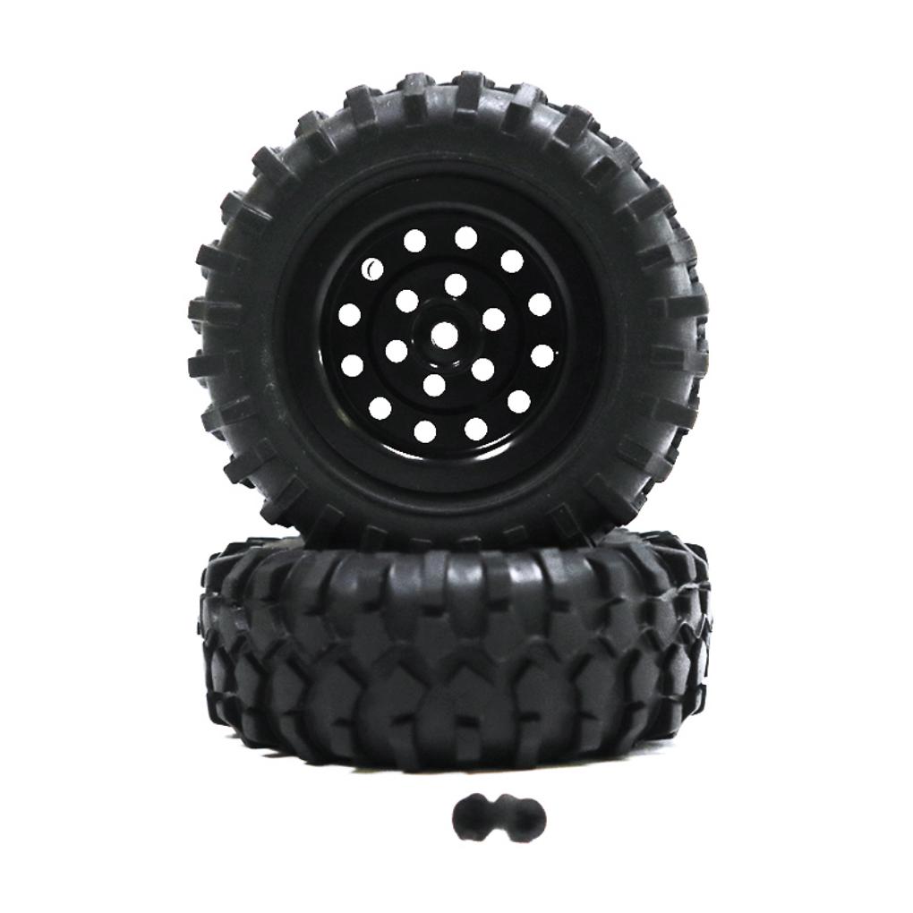 Wheel Rims Tyre For D12 Plastic OFF-Road Wear-resistant 2pcs RC Car Accessories Replacement Parts RC Upgrade Part