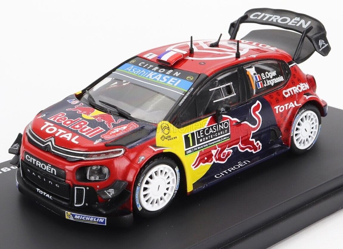 

WRC Citroen C3 2019 Monte Carlo Rally Citroen Mini Car 1/43 #1 Ogier/Ingrassia [Елемент]