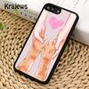 Krajews Funny Paws Soft Phone Case Cover For iPhone 17 Air 16 15 14 plus 11 12 13 pro max coque Shell Fundas
