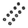 Ceiling Fan Dampers Replacement Low Noise Rubber Fan Sealing Gaskets for Noise Reduction Black 10PCS