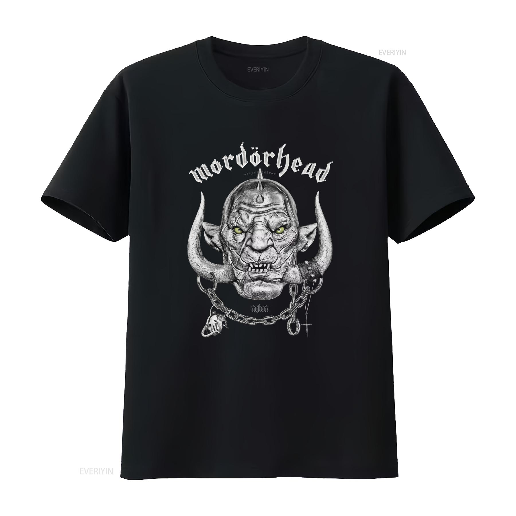 

Mordörhead T Shirt Gothic Heavy Metal Band Print vintage Washed graphic fashion Unisex Comfortable Casual 4XL
