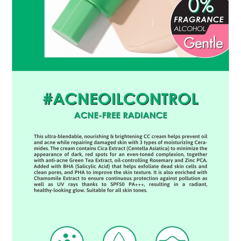 Cathy Doll - Crema CC Anti Acne SPF 50 PA+++