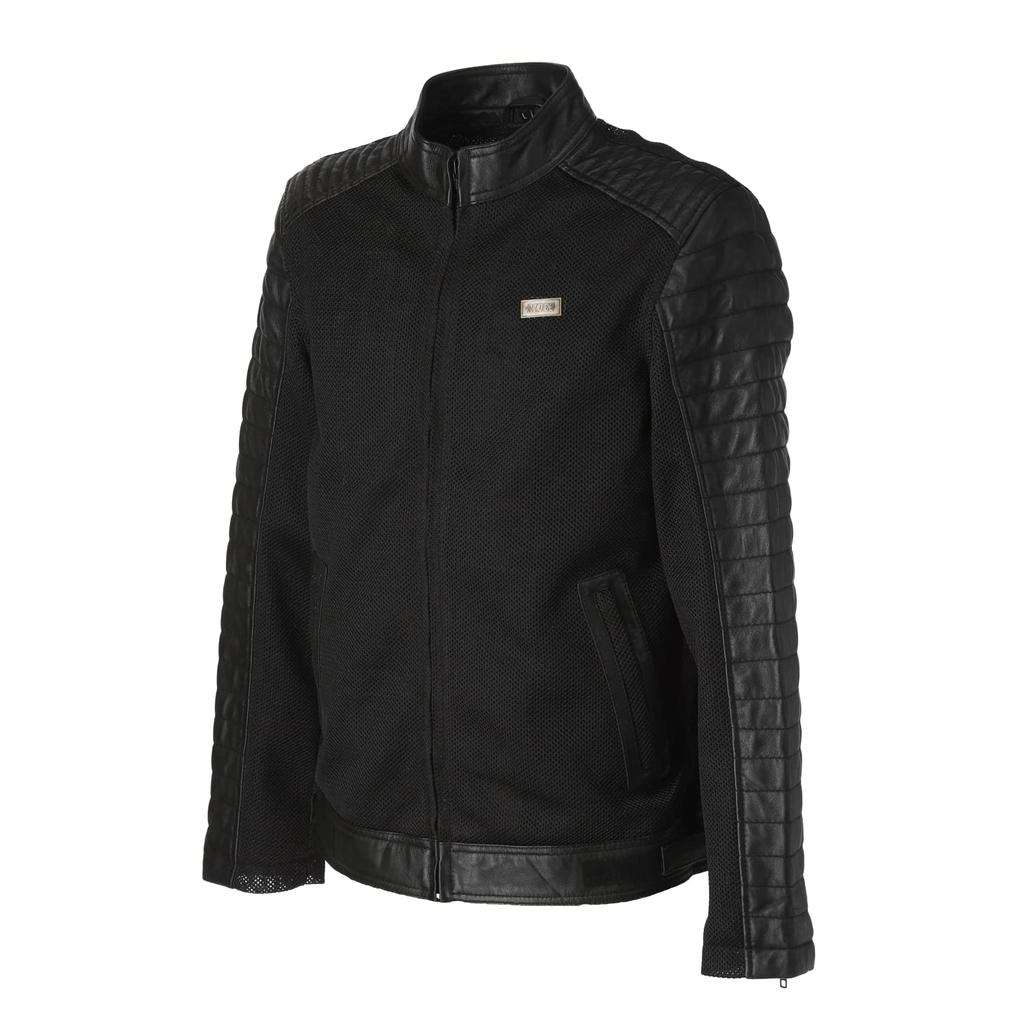 [Rise] Mesh Leather Jacket RLSJ1301 Men's Black XL