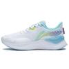 Li Ning YueYing 1.0 Running Shoes Men's Low Top White/Blue ARHS027-4