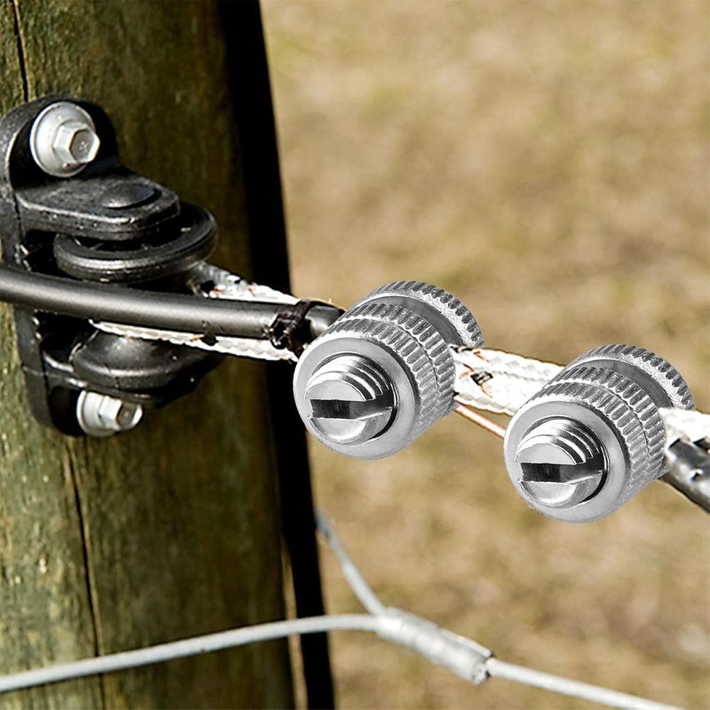 New Aluminium Alloy Electrical Fence Connector High Strength Corrosion Resistant Wire Join Clamp Electric Fence Wire Clamp