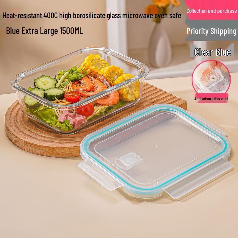 

Microwave Safe Borosilicate Glass Food Container