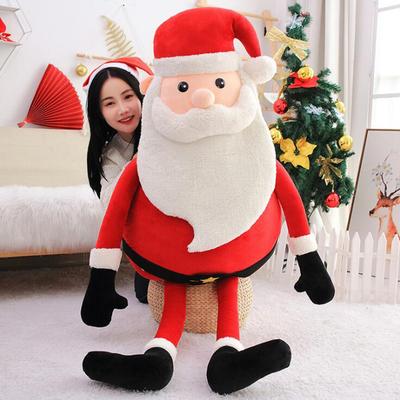 Non-Toxic 60/90Cm Vacation Christmas Santa Claus Plush Toys Snowman Stuffed Doll Elk Holiday Home Decoration Kids Xmas Gift Best Friends