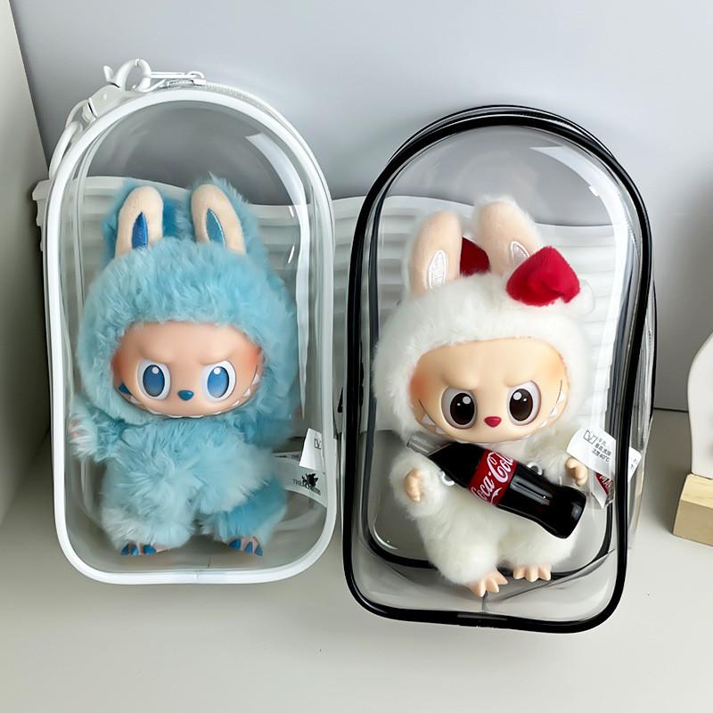 Pvc Storage Clear Bag With Keychain For Bag Decor And Show Desktop