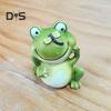 Cartoon Nebel Figurine Harz Willkommen Libelle Frosch Statue Skulptur Home Office Desktop Indoor Outdoor Garten Dekoration Ornament