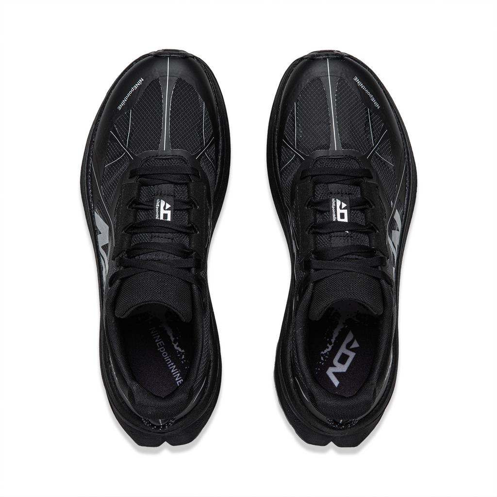 Li Ning Cushioning Slip Resistant Abrasion Resistant Rebound Low top Trail Running Shoes Unisex Black ARNV023-3