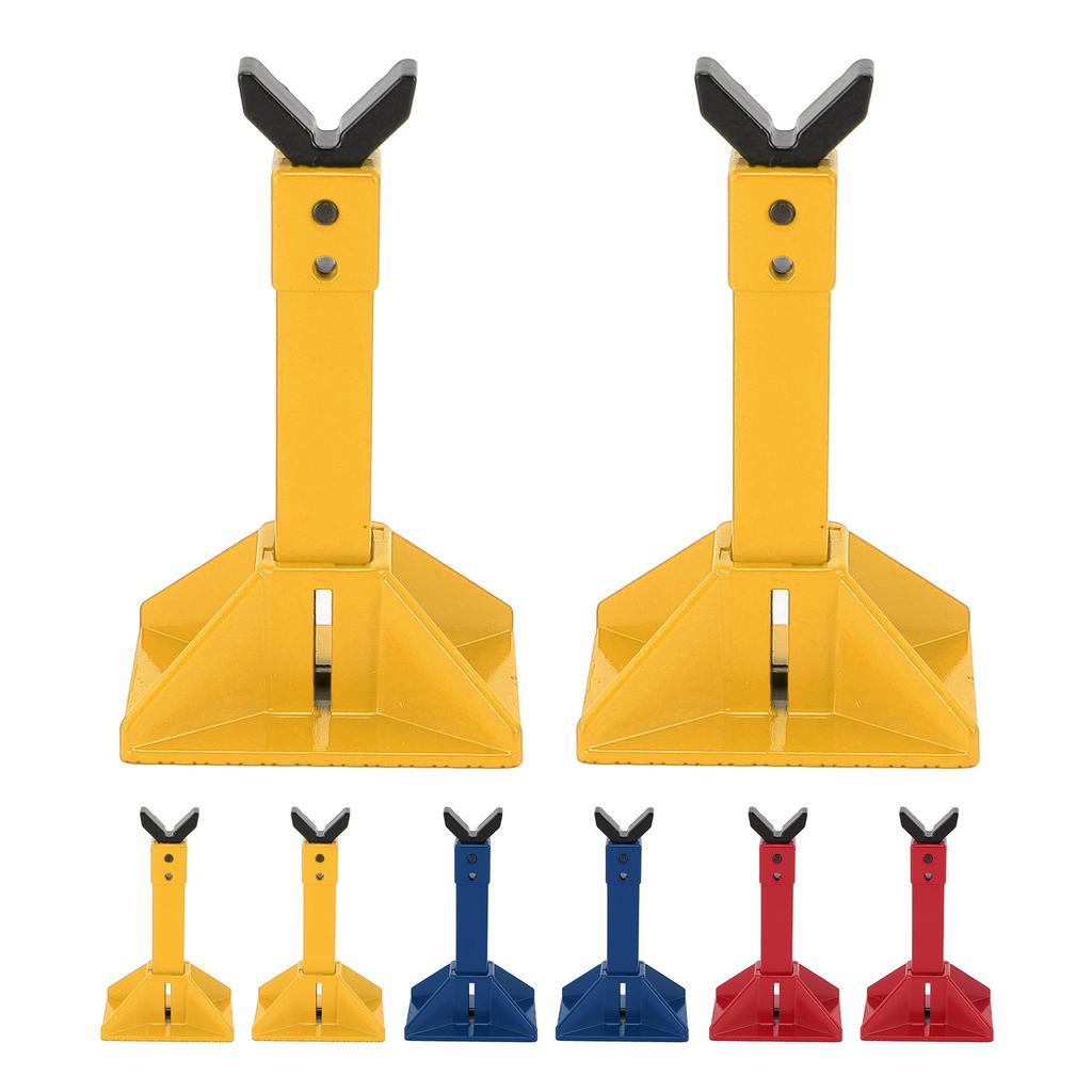 1 Pair RC Car Jack Stand Metal Height Adjustable RC Jack Toy Stands for 1/18 1/10 1/8 1/7 RC Crawler