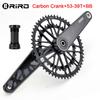 RIRO Carbon Fiber Road Crankset 29MM 50-34/52-36/53-39T Compatible with 11/12 Speed Shimano Direct Mount /110/130BCD Chainrings