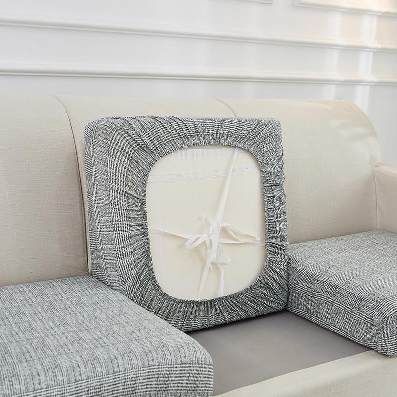 1Pc Elastic Sofa Seat Cushion Cover Chair Cover Stretch Washable Removable Slipcovers 1/2/3/4 Seat Sofa Seat Furniture Protector