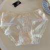 Plus Size Women's Summer Simple Pure Lace Nude 7A Antibacterial Cotton Crotch Triangle Briefs