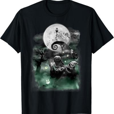 Disney The Nightmare Before Christmas Haunted Scene T-Shirt
