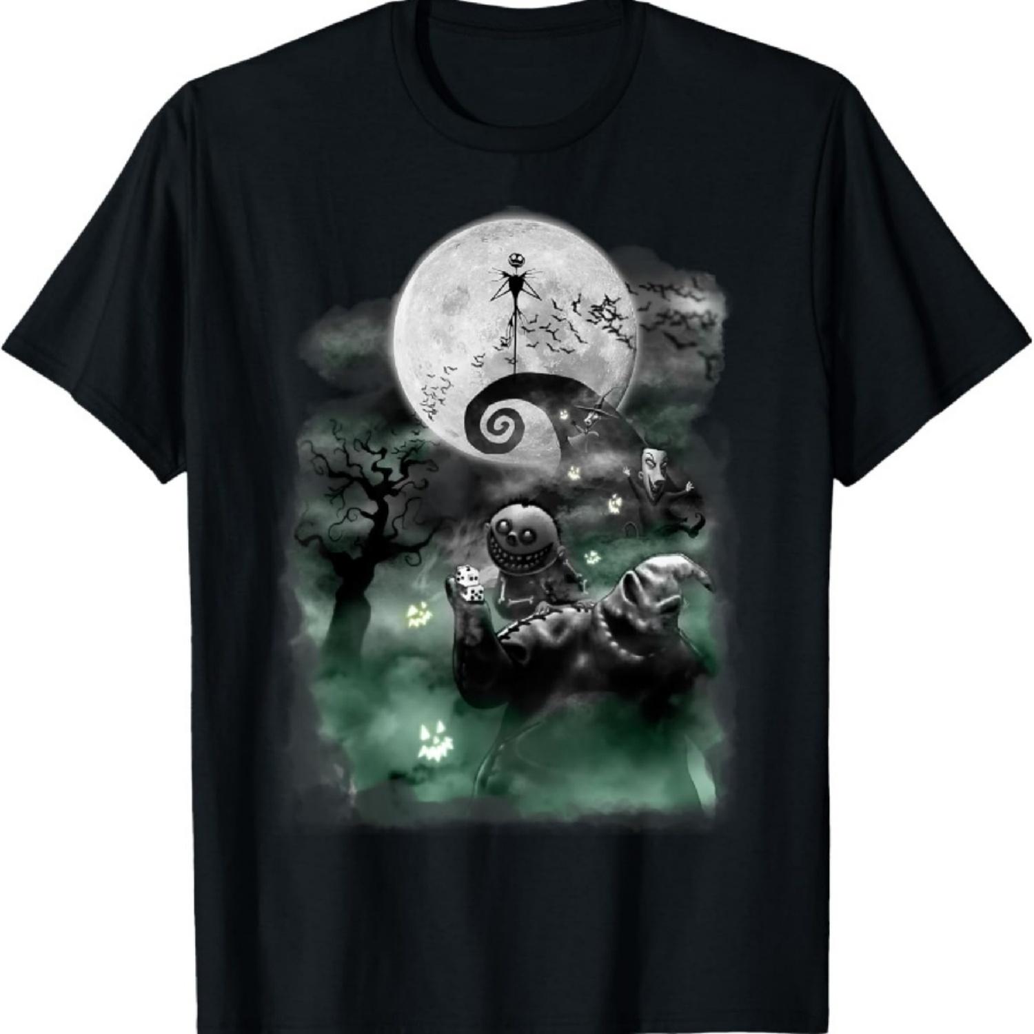 

Disney The Nightmare Before Christmas Haunted Scene T-Shirt XXXXXL різнокольоровий