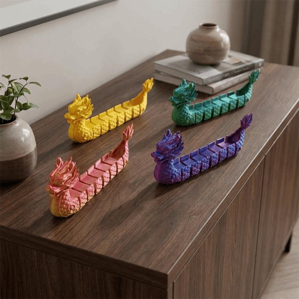 Realistic Articulated Chinese Dragon Cute Dragon Keys Holder Desktop Ornament