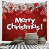 Buon Natale Decorazione domestica Arazzo artistico Casa Soggiorno Camera da letto Decorazione murale Appeso a parete Sfondo Arazzo in tessuto