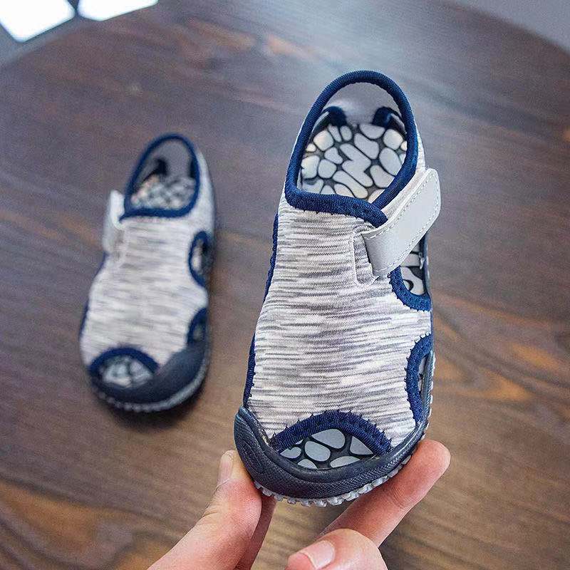 Summer Baby Boys Sandals Children Beach Sandals Soft Bottom Unisex Girls Non-slip Infant Shoes Kids Outdoor Anti-collision Shoes