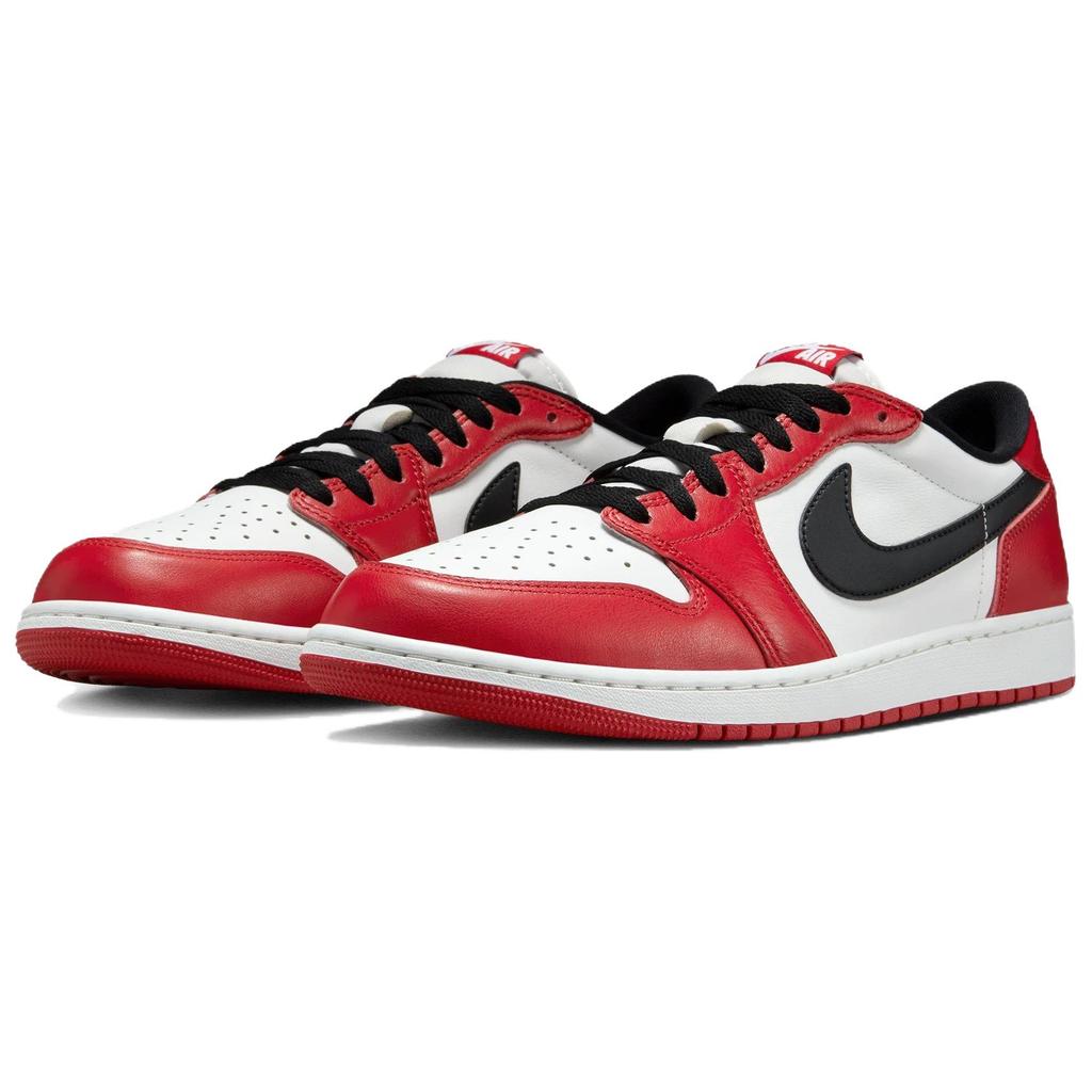Air Jordan 1 Retro Low OG Chicago 2025 Unisex Sneakers Red Varsity-Red Black HQ6998-600