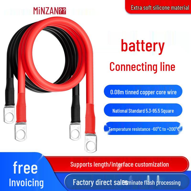 Extra Soft Silicone Wire for Car Battery Connection, Available in 16/25/50/75 Square with Pure Copper.