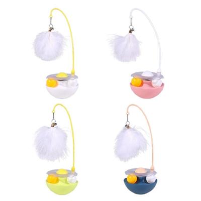 Wand Cats Toy Teaser Cats Toy Wobble Toy Feathered Detachable Wand