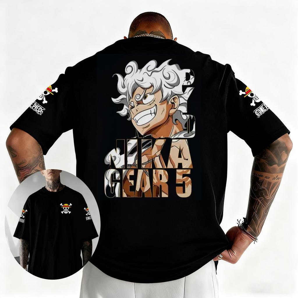 One Piece Japanese Anime Printed Unisexs TShirt Roronoa Zoro Boy Childrens Harajuku Short Sleeve Kids Luffy Tshirt Clothing