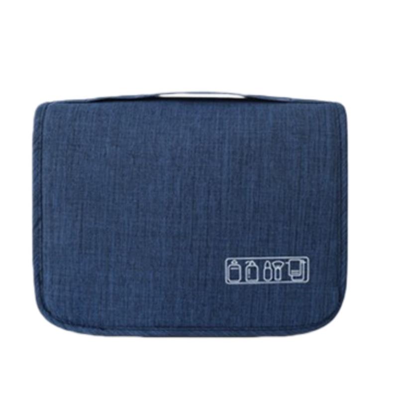 1pc Foldable Toiletry Bag Organizer Hanging Storage Bathroom Makeup Case Cosmetic Bag Travel For Travel Business