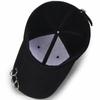 Fashion Dance Cap Show Cap Outdoor Sports Peaked Cap Baseball Hat Sun Cap Snapback Hat With Rings