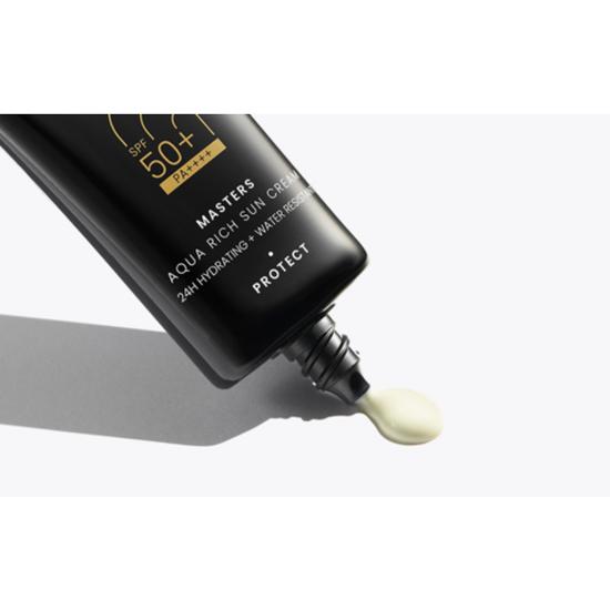 AHC Masters Aqua Rich Sunscreen SPF50+ PA++++ Hydrating Daily Sun Cream Twin Pack 30ml X2