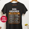 Funny Dog Groomer Hourly Rate T-Shirt, Pet Grooming Tee Shirt Gifts