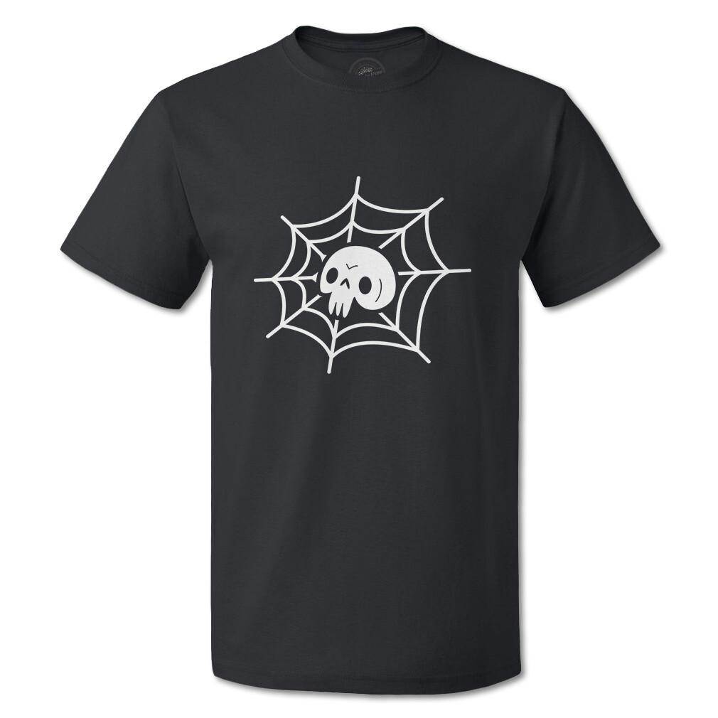Funny Graphic T Shirts Halloween Skill in The Web Cotton Grave Top Vampire XXXXL