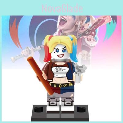 Juego de Juguetes de Bloques de Construcción Premium de Plástico DIY Hiedra Venenosa Gatúbela Harley Quinn Dos Caras
