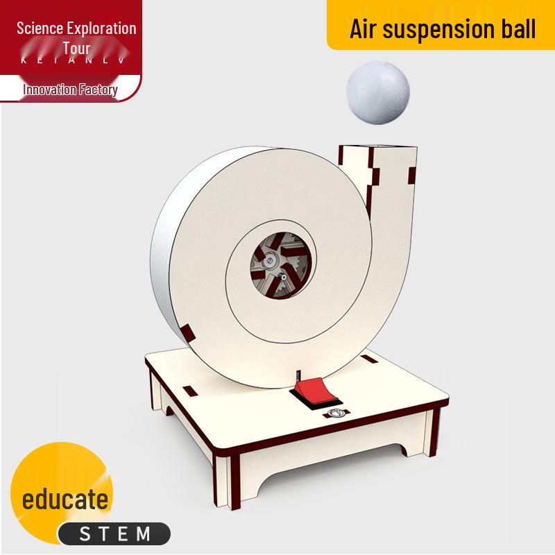 DIY Electric Air Suspension Ball Blower for Children's Science Experiments and Educational Play