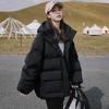 Down Jacket Cotton Coat Women's Short Loose Korean Style Winter Jacket Thickened Cotton Padded Jacket Bread Jacket