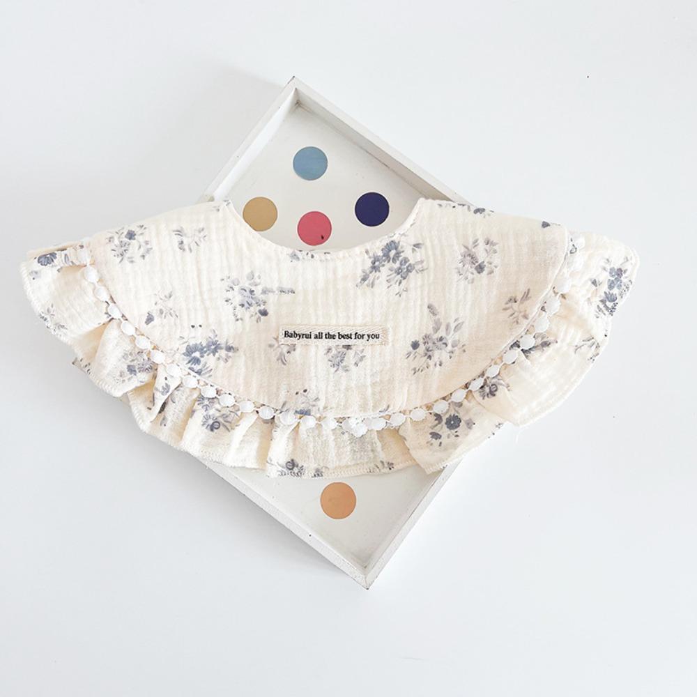 Feeding Baby Cotton Bibs Princess Saliva Towel Cloths Baby Drooling Bibs  Neck Wear Accessories