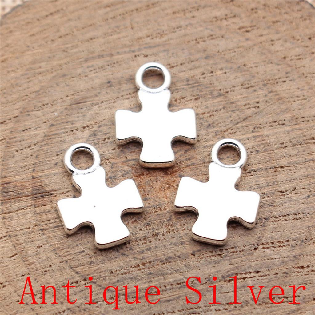 Heart Cross Shaped Charms Pendant For Bracelet Necklace Jewelry Making Craft Findings