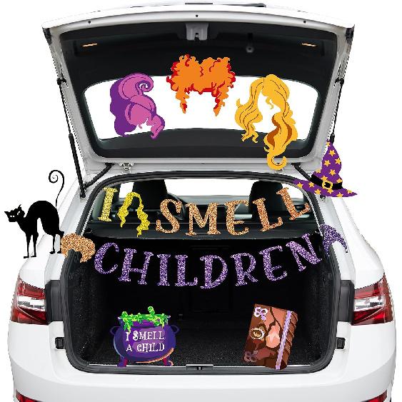 Hocus Pocus Decorations Halloween Trunk Or Treat Car Decorations Kit Hocus Pocus Trunk Or Treat Car Decorations Hocus Pocus Party Decorations For Car