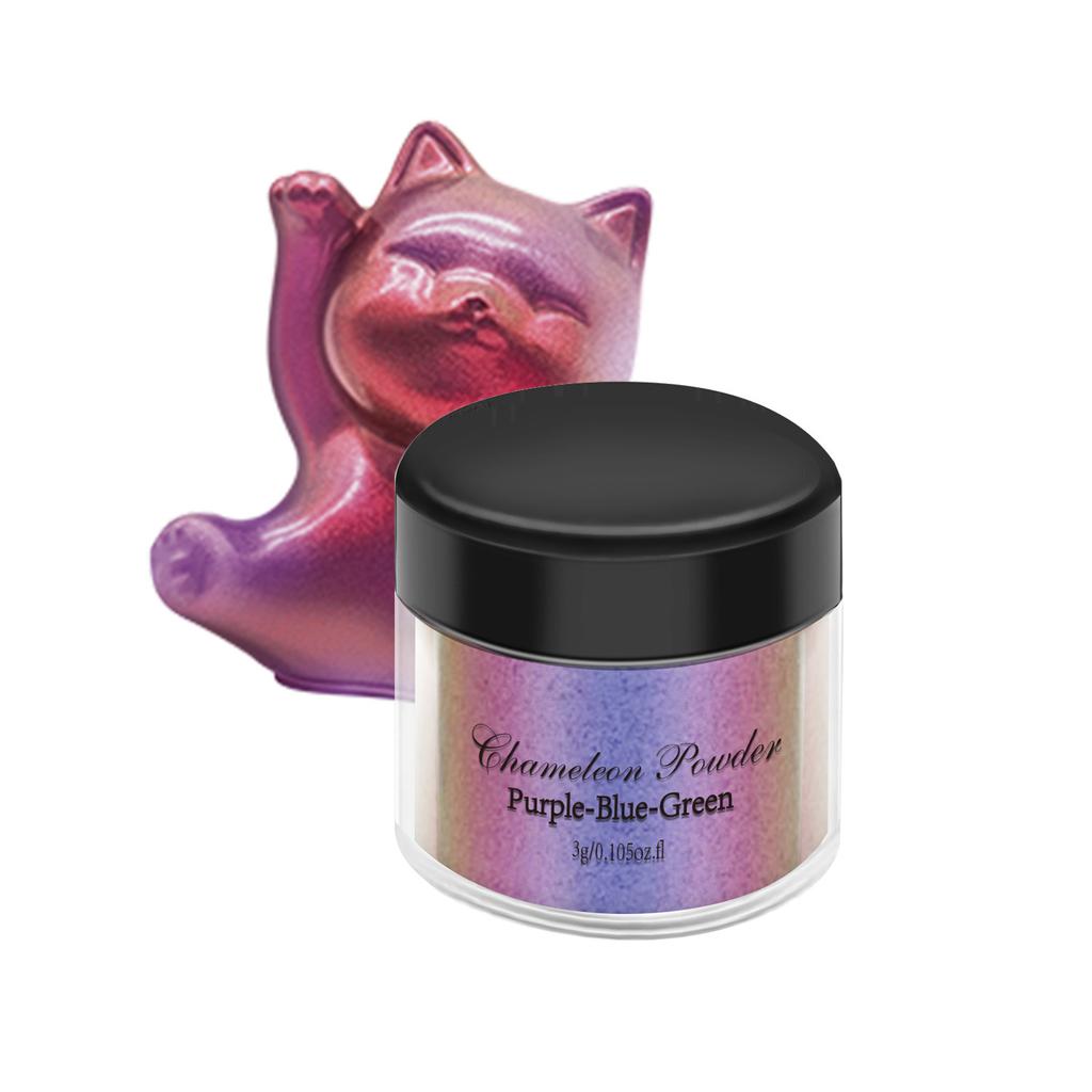 20Colors 3g Chameleon Mica Powder Color Shift Pigment Powder for Epoxy Resin Painting Soap Making Bath Bombs Candle Making Slime