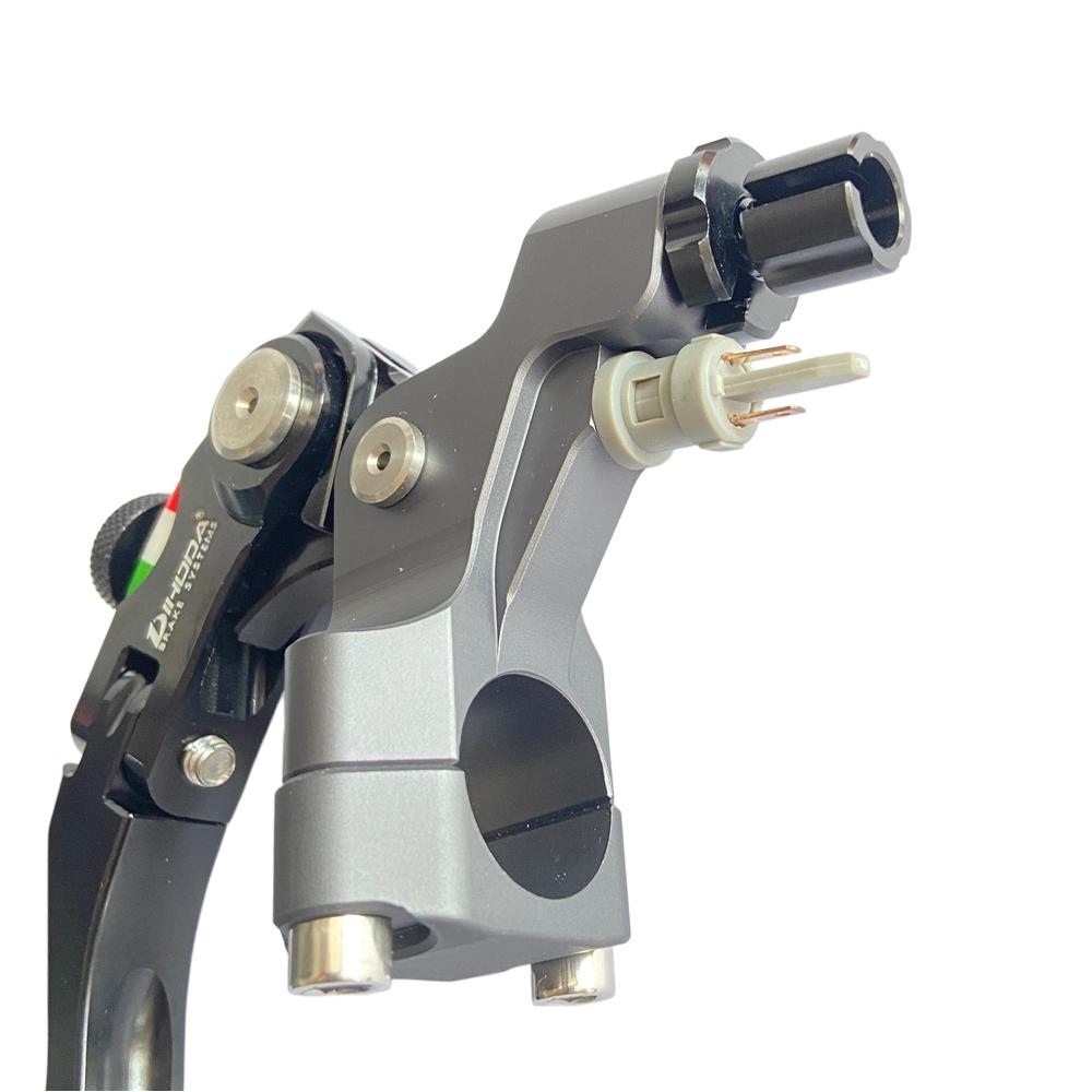 7/8" 22mm Motorcycle Cable Clutch Lever Handlebar CNC Aluminum Alloy Collapsible 90° Hand Bar For Surron Yamaha Keeway Honda