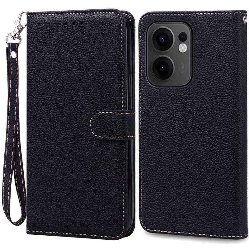 Reno 13F Case For Oppo Reno 13F Case Leather Flip Wallet Cover For Oppo Reno 13F 5G Case Soft Book Cover Coque Fundas Shell