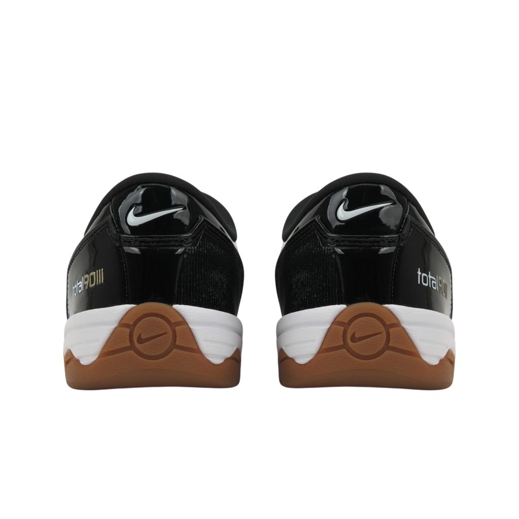 Nike Total 90 3 SP Pakiet Skóra Patentowa - Czarne Gumowe Damskie Sneakersy Białe Metaliczno-Złote IB5666-001
