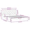 Bed Frame without Mattress Dark Green 180x200 cm Velvet