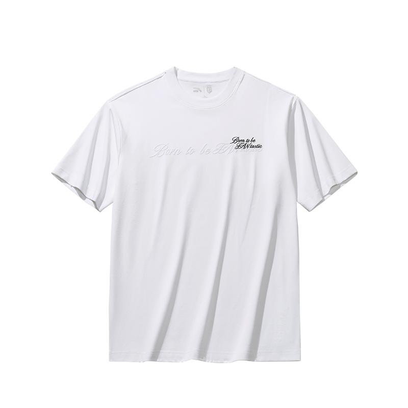 Anta Fan Zhendong Series Round Neck Pullover Letter Short Sleeve T-Shirt Unisex Tops 172628106R-1 S