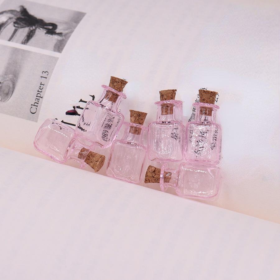 Doplňky pro kutily Ručně vyrobený materiál Příslušenství Skleněná láhev na přání Driftovací láhev s dřevěnou zátkou Kreativní driftovací láhev