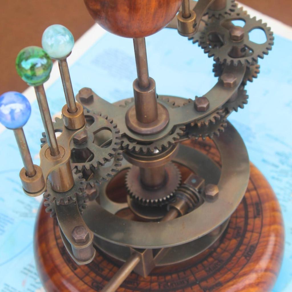 Antique Orrery Vintage Home Decor Solar System Model Perfect Housewarming Gift, Gift for Husband, Tellurion, Elegant Functional Décor