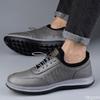 Trendy Casual Leather Shoes 2025 New Wear-resistant Soft Sole Anti Slip Sports Daily Casual Men's Shoes Sneakers Zapatos Hombre