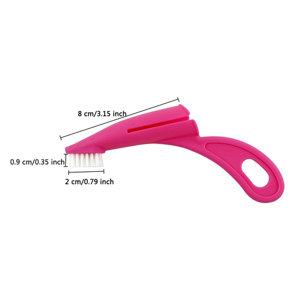 Soft Bristle Dog Cats Finger Toothbrush Nylon Bristle Ergonomic Finger Brush for Small Pets